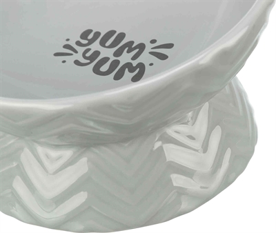Trixie Verhoogde Voerbak / Waterbak Keramiek Grijs 350 Ml 17 Cm - Image 4