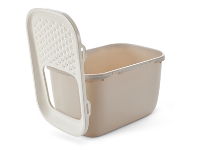 Savic Kattenbak Hop In Giant Wit / Mokka 74X50X43,5 Cm - Image 2
