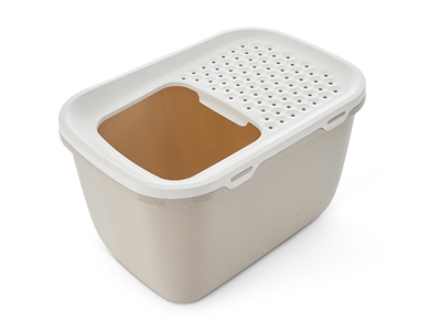 Savic Kattenbak Hop In Giant Wit / Mokka 74X50X43,5 Cm - Image 3