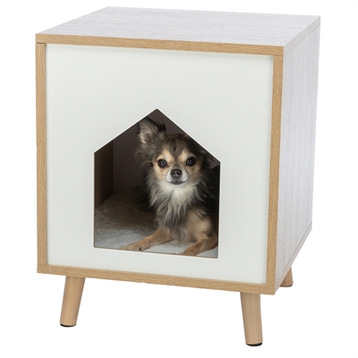 Trixie Kattenmand Huis Isa Houtlook Lichtbruin / Wit 40X40X50 Cm - Image 5