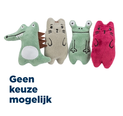 Trixie Dieren Pluche Met Catnip Assorti 11 Cm