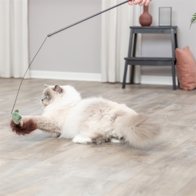 Trixie Kattenhengel Muis Kunststof / Pluche 46 Cm - Image 2