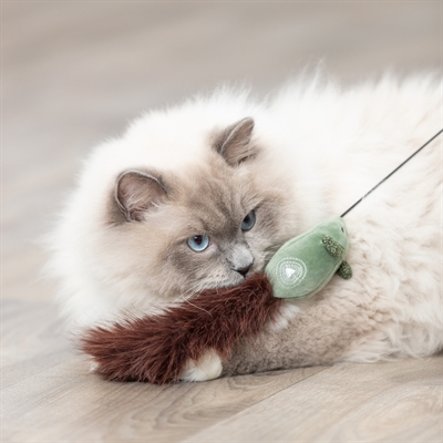 Trixie Kattenhengel Muis Kunststof / Pluche 46 Cm - Image 3