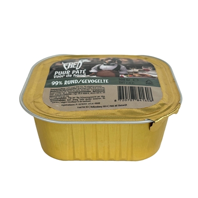 Freds Kuipje Hond Puur Rund / Gevogelte 9X300 Gr - Image 2