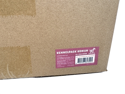Freds Gestoomd Vers Vlees Worst Kennelpack Konijn Graan En Glutenvrij 10X900 Gr - Image 2