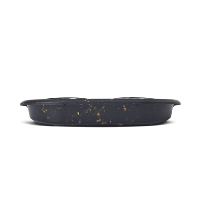 Savic Butler Voerbak En Drinkbak Met Plateau Marble Zwart / Goud 45X36X8 Cm 2X300 Ml - Image 5
