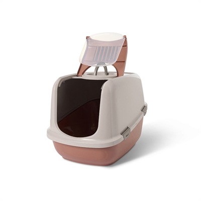 Savic Kattenbak Nestor Jumbo Champagne Roze / Terracotta 66,5X48,5X46,5 Cm - Image 2