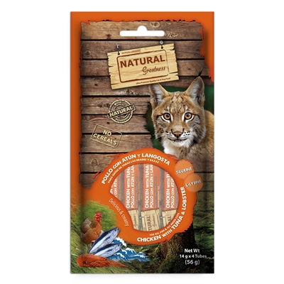 Natural Greatness Creamy Chicken With Tuna And Lobster Immune Support 4X14 Gr