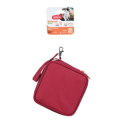 Zolux Bvk 2In1 Opvouwbare Voerbak En Drinkbak Rood 2X700 Ml - Image 4