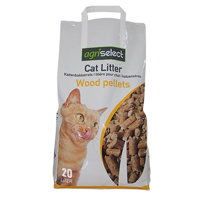 Agriselect Woodpellets Houtkorrels 20 Ltr