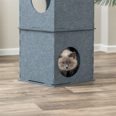 Trixie Kattenhuis Toren Nele Vilt Grijs 38X38X105 Cm - Image 3