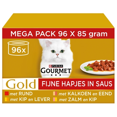 Gourmet Gold Chinks In Gravy Rund / Zalm / Kalkoen / Kip 96X85 Gr - Image 3