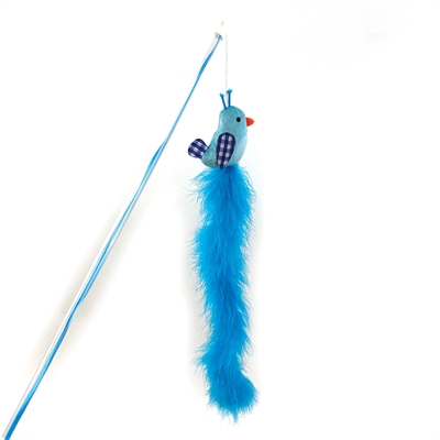 Happy Pet Tabby Patch Kattenhengel Vogel Blauw 40X7,5 Cm - Image 2