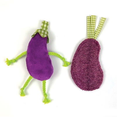 Happy Pet Tabby Patch Aubergines Met Catnip 12 Cm En 15 Cm - Image 2
