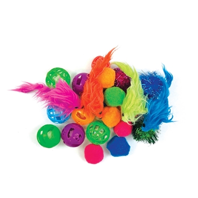 Happy Pet Tabby Patch Variatie Pack Speeltjes 16,5X15X4 Cm 24 St