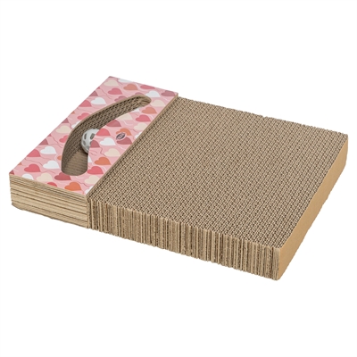 Trixie Krabplank Hartjes Met Ballen Rechthoekig Karton Zalm 38X30X5 Cm - Image 4
