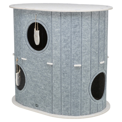 Trixie Speelbox Mara Ovaal Vilt Zand / Grijs 66X46X62 Cm - Image 2