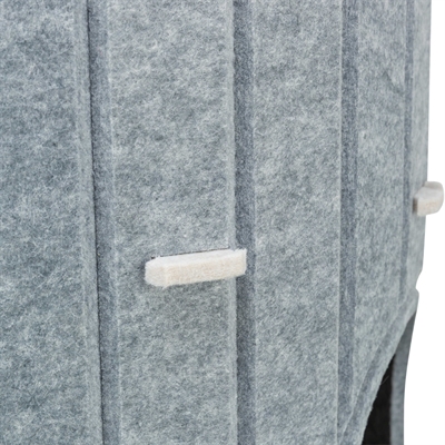 Trixie Speelbox Mara Ovaal Vilt Zand / Grijs 66X46X62 Cm - Image 7