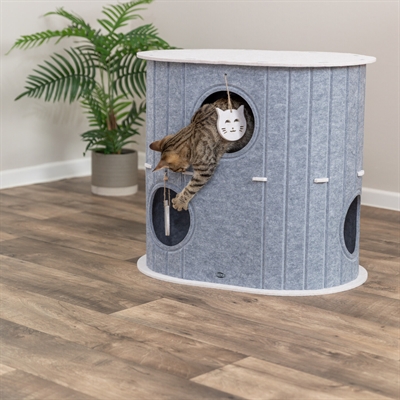 Trixie Speelbox Mara Ovaal Vilt Zand / Grijs 66X46X62 Cm - Image 11