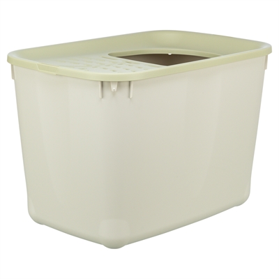 Trixie Kattenbak Hop-In Grijs / Groen 38X58X39 Cm
