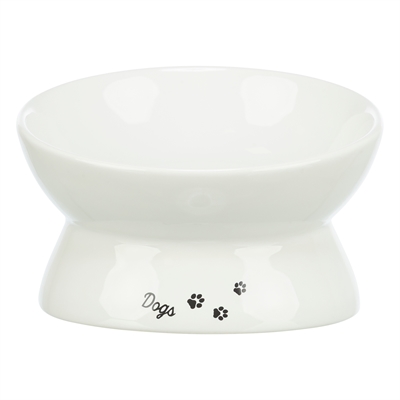 Trixie Voerbak / Drinkbak Dogs Keramiek Verhoogd Wit 17X17X13,5 Cm - Image 2