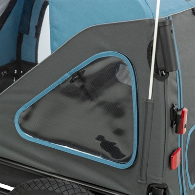 Trixie Fietskar Tot 45 Kg Blauw / Grijs L 81X112/155X112 Cm - Image 3