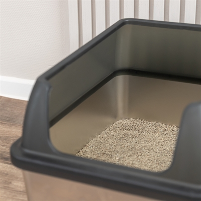 Trixie Kattenbak Rvs Met Rand Grijs 40X52X29 Cm - Image 8
