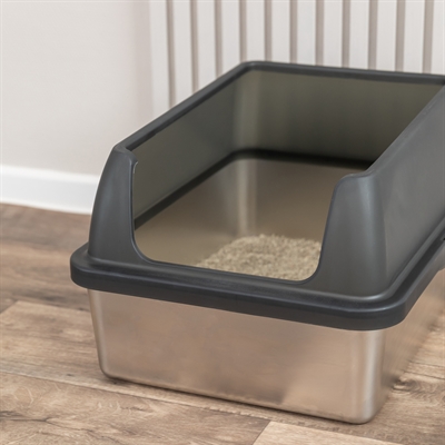Trixie Kattenbak Rvs Met Rand Grijs 40X52X29 Cm - Image 10