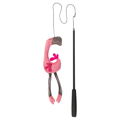Trixie Kattenhengel Telescopisch Grote Katten Met Flamingo Roze 106 Cm