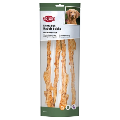 Trixie Denta Fun Rabbit Sticks Met Kippenborst 100 Gr - Image 2