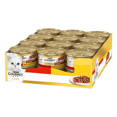 Gourmet Gold Cassolettes Duet Van Vlees In Saus Met Tomaten 24X85 Gr - Image 3